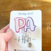 Physician Assistant Glitter Badge Reel – Sparkly PA Retractable ID Holder, Cute Badge Clip for Medical Professionals