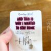 Snarky Glitter Badge Reel – “And This Is Why I Wanted to Stay Home” Funny Retractable ID Holder, Sassy Work Badge Clip