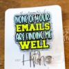 il_fullxfull.6876767950_i8id None of Your Emails Are Finding Me Well Badge Reel or Pin – Funny Glitter ID Clip or Lapel Pin for Office, Teachers & Work Humor Lovers