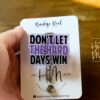 Don't let the hard days win Badge Reel, Librarian Badge Reel, Retractable Badge, Interchangeable Badge Reel, Book Lovers, Booktok, ACOTAR