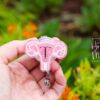 il_fullxfull.6909720850_kco4 3D Uterus with IUD Badge Reel, Retractable Badge Reel, Interchangeable Badge Reel, Women's Health badge reel