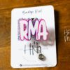 Registered Medical Assistant Glitter Badge Reel – Sparkly ID Holder for RMA, Retractable Badge Clip, Cute Healthcare Accessory