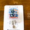 4th of July USA Badge Reel, Stay Trashy America, Retractable Badge Reel, Teacher ID Holder, Nurse Badge Reel