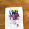 I Came. I Saw. I Had Anxiety. I Left. - Glitter Badge Reel Retractable Acrylic Badge Reel, Nurse Gift, Night Shift