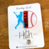 Custom Baseball Badge Reel – Personalized Glitter Badge Holder with Player's Name – Perfect Gift for Baseball Players, Coaches, and Fans!