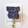 il_fullxfull.6952110804_mieu Violent Little Thing, Book Nerd Badge Reel, Retractable Badge Reel, Interchangeable Badge Reel, Book Lovers, Booktok, 4th wing