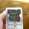 il_fullxfull.6952110808_ha6e Violent Little Thing, Book Nerd Badge Reel, Retractable Badge Reel, Interchangeable Badge Reel, Book Lovers, Booktok, 4th wing