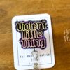 il_fullxfull.6952110812_69r1 Violent Little Thing, Book Nerd Badge Reel, Retractable Badge Reel, Interchangeable Badge Reel, Book Lovers, Booktok, 4th wing