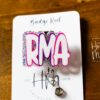 Registered Medical Assistant Glitter Badge Reel – Sparkly ID Holder for RMA, Retractable Badge Clip, Cute Healthcare Accessory
