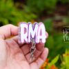 Registered Medical Assistant Glitter Badge Reel – Sparkly ID Holder for RMA, Retractable Badge Clip, Cute Healthcare Accessory