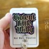 il_fullxfull.7000081479_ojys Violent Little Thing, Book Nerd Badge Reel, Retractable Badge Reel, Interchangeable Badge Reel, Book Lovers, Booktok, 4th wing