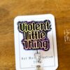 il_fullxfull.7000081481_8xte Violent Little Thing, Book Nerd Badge Reel, Retractable Badge Reel, Interchangeable Badge Reel, Book Lovers, Booktok, 4th wing