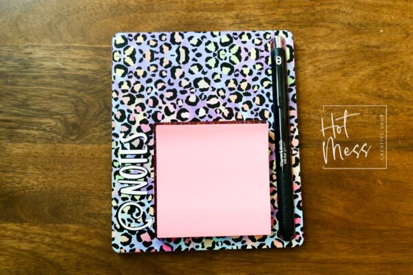 Large Customizable Notepad Holder, Desk Accessories, Teacher Gift, Nurse Accessories, Sticky Notes, Back to School