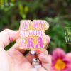 In my Showgirl era Badge reel, RN ID Holder, Retractable Acrylic Badge Reel, Nurse Gift, Night Shift, Gift for Swifty