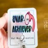 Ovar-Achiever Badge Reel, Retractable Badge Reel, Interchangeable Badge Reel, OBGYN Badge Reel