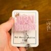 PRN Princess Badge Reel, Retractable Acrylic Badge Reel, Nurse Gift, Office ID Holder, Custom Badge Reel, caffeine po q4h prn