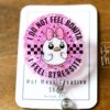 I do not feel bonita, I feel Stressita Funny Badge Reel, Retractable Acrylic Badge Reel, Nurse Gift, Office ID Holder, Custom Badge Reel