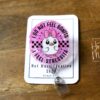 I do not feel bonita, I feel Stressita Funny Badge Reel, Retractable Acrylic Badge Reel, Nurse Gift, Office ID Holder, Custom Badge Reel
