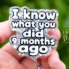 il_fullxfull.7239271014_qs96 Witty Labor & Delivery Nurse Badge Reel - Retractable, Interchangeable, Glitter Customizable ID Holder