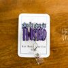 Don't get it Twisted Badge Reel, RN id Holder, Retractable Acrylic Badge Reel, Nurse Gift, Night Shift, Funny Badge Reel