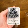 I'm just here as decoration Badge Reel, Retractable Acrylic Badge Reel, Nurse Gift, Office ID Holder, Custom Badge Reel