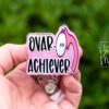 Ovar-Achiever Badge Reel, Retractable Badge Reel, Interchangeable Badge Reel, OBGYN Badge Reel