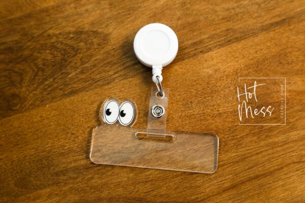 il_fullxfull.7287242161_6ovb Badge Topper, badge accessories. Nurse ID Accessory, Side Eye