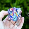 Demon Hunters Badge Reel: Retractable Anime ID Holder for Fans & Cosplay