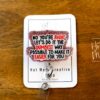 Let's do It the dumbest way possible Badge Reel, Funny Badge Reel, Retractable Badge Reel, Sarcasm Badge Reel, Stocking Stuffer