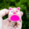 Pig Squish badge reel, Interchangeable Badge Reel, Teacher ID Holder, animal badge reel, Nurse Badge Holder, Stocking Stuffer