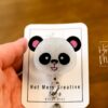 Panda Badge Reel, Daycare ID Holder, Interchangeable Badge Reel, Teacher Gift, Daycare Teacher, NICU Nurse, Stocking Stuffer