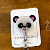 Panda Badge Reel, Daycare ID Holder, Interchangeable Badge Reel, Teacher Gift, Daycare Teacher, NICU Nurse, Stocking Stuffer