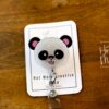 Panda Badge Reel, Daycare ID Holder, Interchangeable Badge Reel, Teacher Gift, Daycare Teacher, NICU Nurse, Stocking Stuffer