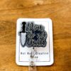 You do not Yield Badge Reel, Librarian Badge Reel, Retractable Badge Reel, Book Lovers, Booktok, TOG, Stocking Stuffer