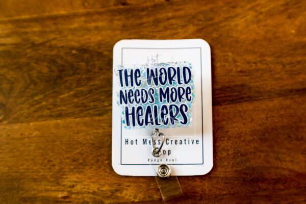 il_fullxfull.7311190834_1dwf The world needs more healers Badge Reel, Throne of Glass ID Holder, Nurse Badge Reel, Book Lovers, Booktok, TOG, Stocking Stuffer