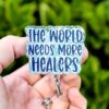 il_fullxfull.7311192666_656m The world needs more healers Badge Reel, Throne of Glass ID Holder, Nurse Badge Reel, Book Lovers, Booktok, TOG, Stocking Stuffer