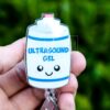 Sonographer Badge Reel, Ultrasound Gel Badge Reel, Funny badge reel, Stocking Stuffer, ultrasound tech, rdms gift