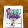 NICU Nurse Badge Reel, Glitter Badge Reel, Nurse ID Holder, Floral Badge Reel, Labor and Delivery Nurse