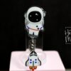 Astronaut Badge Reel, Personalized Space Badge ID, Science Retractable Lanyard, Teacher Badge, Scientist