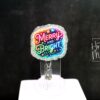 Merry and Bright Badge Reel, Christmas Badge Reel, Nurse Badge Reel, Retractable ID Holder, Interchangeable, Glitter Badge Reel, Neon Badge