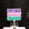 il_fullxfull.7358951794_jy4e Emotional Support Coworker, Nurse ID Holder, Funny Badge Reel, Coworker Gift, Stocking Stuffer