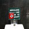 Anything I can do to help? Funny Badge Reel, RN ID Holder, Nurse Gift, Night Shift, Paramedic gift, Office Worker