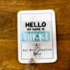 Hello my name is Badge Reel, ID Lanyard, Nurse Badge Reel, Teacher Badge Holder, Stocking Stuffer