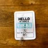 Hello my name is Badge Reel, ID Lanyard, Nurse Badge Reel, Teacher Badge Holder, Stocking Stuffer