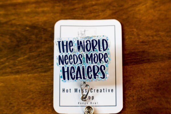 il_fullxfull.7359151519_k2jh The world needs more healers Badge Reel, Throne of Glass ID Holder, Nurse Badge Reel, Book Lovers, Booktok, TOG, Stocking Stuffer
