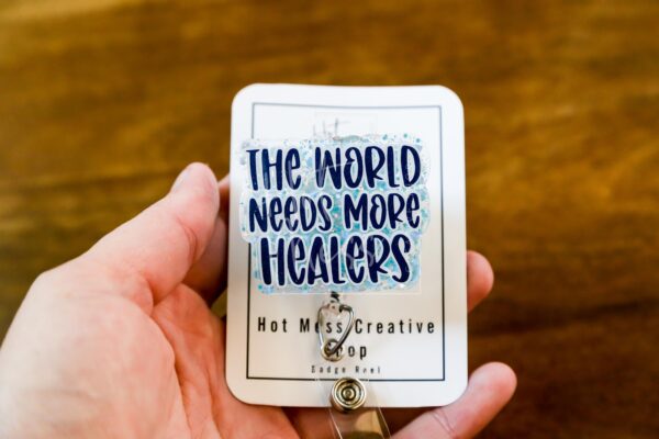 il_fullxfull.7359151521_ee9c The world needs more healers Badge Reel, Throne of Glass ID Holder, Nurse Badge Reel, Book Lovers, Booktok, TOG, Stocking Stuffer