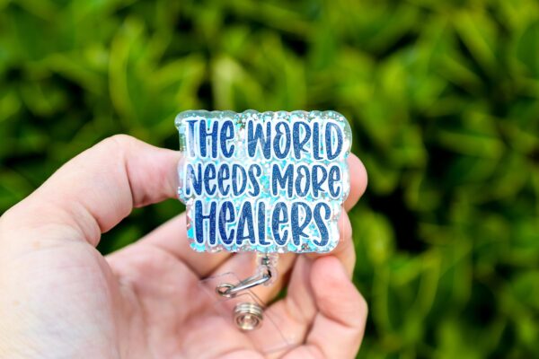 il_fullxfull.7359151633_52m9 The world needs more healers Badge Reel, Throne of Glass ID Holder, Nurse Badge Reel, Book Lovers, Booktok, TOG, Stocking Stuffer