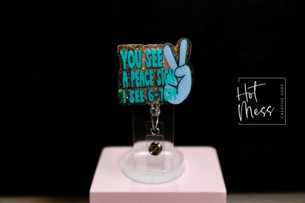 il_fullxfull.7362705312_jsbd Funny Labor & Delivery Nurse Badge Reel, 67 CM - Retractable, Interchangeable, Glitter Customizable ID Holder