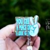 il_fullxfull.7362705404_6cle Funny Labor & Delivery Nurse Badge Reel, 67 CM - Retractable, Interchangeable, Glitter Customizable ID Holder