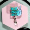 il_fullxfull.7362705432_aywm Funny Labor & Delivery Nurse Badge Reel, 67 CM - Retractable, Interchangeable, Glitter Customizable ID Holder